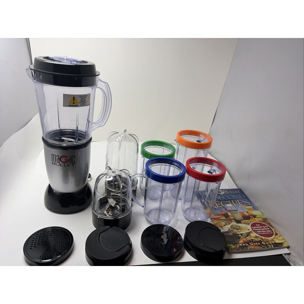 Magic Bullet Blender MB1001b Base Blender Mugs Never Used